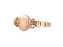 Rose Gold Art Nouveau Signet Ring, Small 