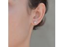 Elegant Diamond Stud Earrings 