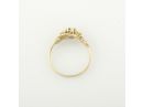 Art Nouveau Floral Yellow Gold Diamond Ring