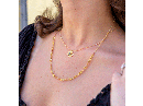 Antique Sapphire Gold Necklace