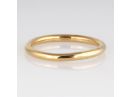 Solid Gold Round Wedding Band