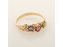 Lavish Floral Diamond & Gemstones Ring