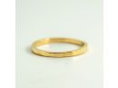 Solid 14k Gold Plain Straight Side Band 