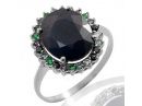Sapphire Victorian Style Diana Ring