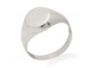 Classic Signet Ring White Gold