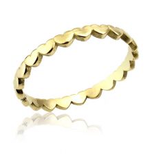 Endless Hearts Petite Yellow Ring 