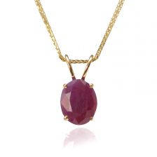 Solitaire Ruby Pendant
