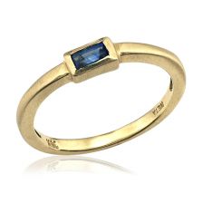 Petite Sapphire Baguette Ring