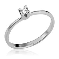 Sleek Solitaire Ring