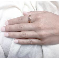 Gorgeous Rose Gold Stackable Rings 