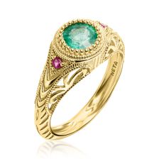 Black Diamond Cocktail Ring