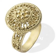 Handcrafted Yemenite Gold Ring