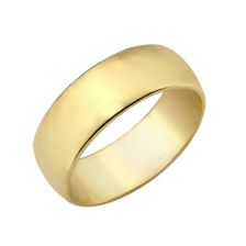 Classic Wide Gold Wedding Band
