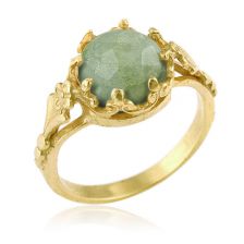 Gold Victorian Gold Victorian Aquamarine Engagement Ring