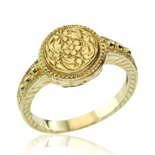 Victorian Engraved Gold Ring
