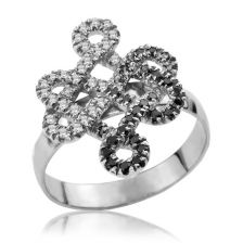 Enchanting Gold Diamond Eternity Ring  in White Gold