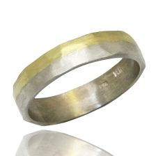 Two-Toned Gold Band 