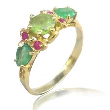 Art Nouveau Style Ring in Yellow Gold 