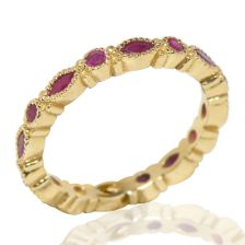 Edwardian Ruby Eternity Ring