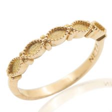 Half Eternity Marquise Gold Ring