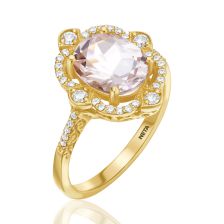 Josephine Morganite Cocktail Ring 