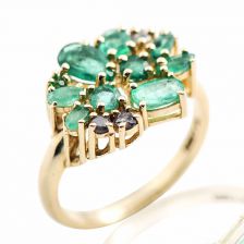 The Emerald Blossom Ring