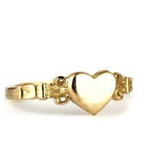 Victorian Heart Gold Signet Ring