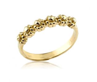 Rose Gold Vintage Inspired Flowers Ring