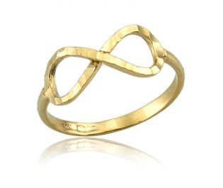 Solid Gold Infinity Ring