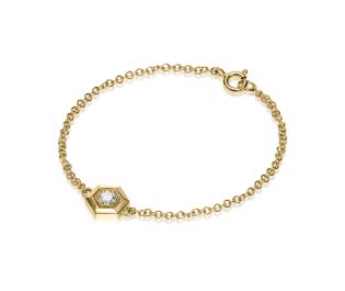 "Atlantis" Geometric Diamond Bracelet