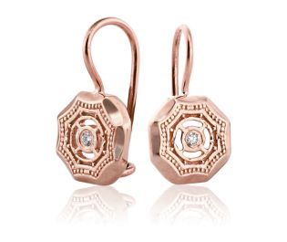 Unique Vintage Style Signet Earrings