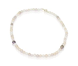 Unique Unisex Pearl Necklace