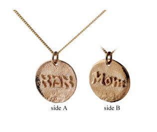 Personalized Mom Double Sided Necklace