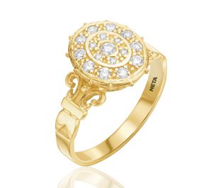 Diamond Royal Signet Ring