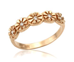 Engraved Art Deco Style Ring
