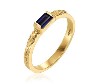 Vintage Sapphire Oriental Ring
