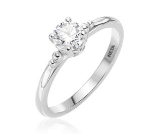 Tapered Solitaire 1 ct. Diamond Engagement Ring