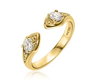 Diamonds Open Ring (Big)