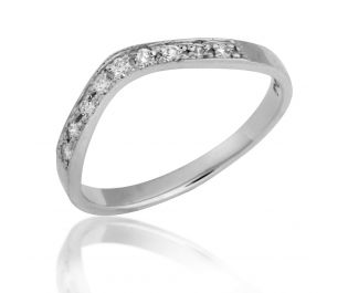 Custom White Gold Wedding Ring