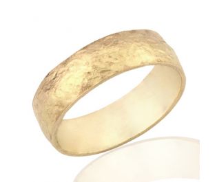 Modern Two-Tone Gold Wide Band