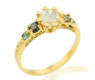Royal Vintage Moonstone Ring 