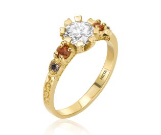 Inspired by Moria Royal Vintage Dimond Ring 